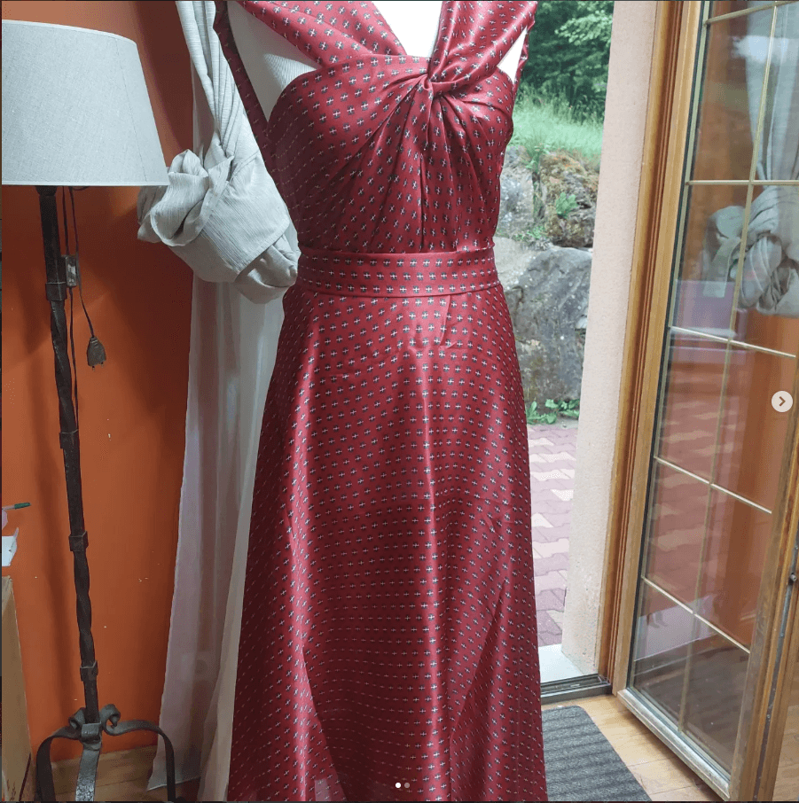 Robe en soie